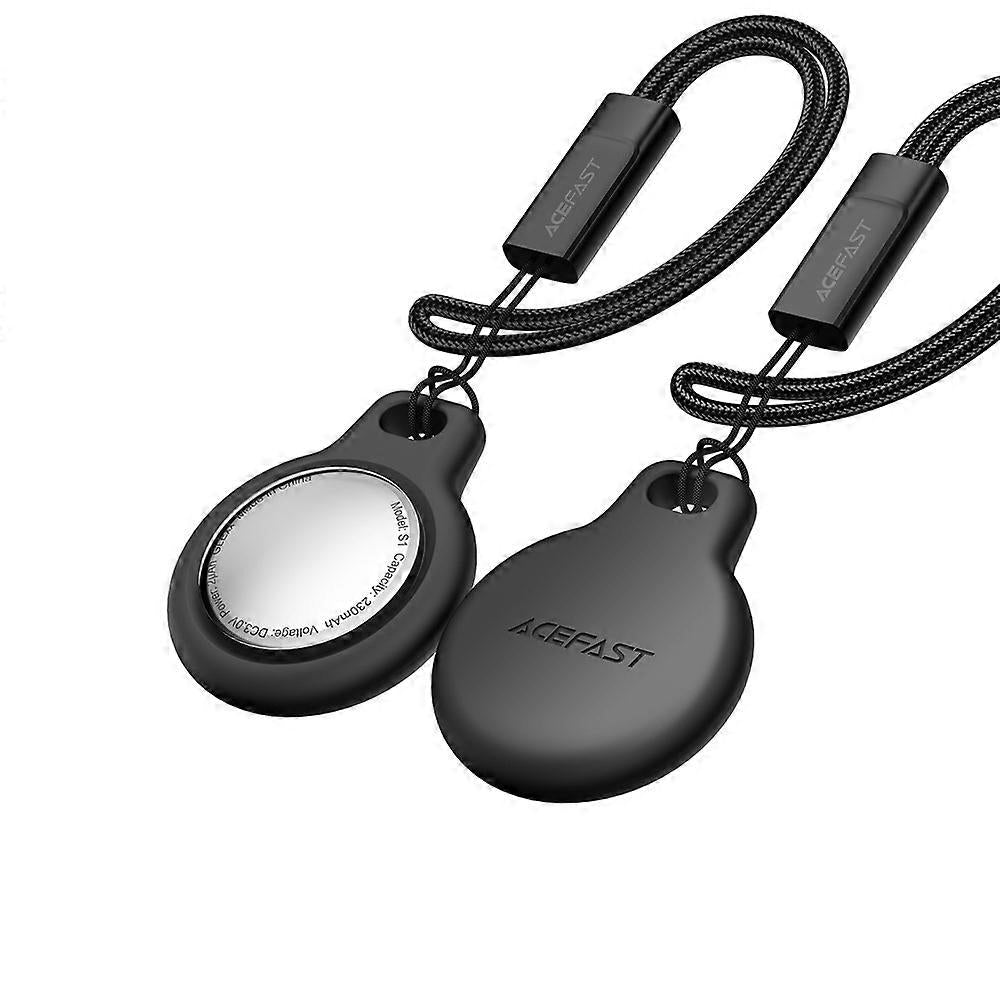 Acefast SmartTag S1 za iOS seriju, Set od 4 komada, Siva