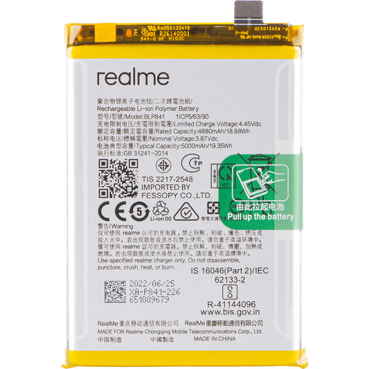 Baterija Realme 8, BLP841, Service Pack 4906860