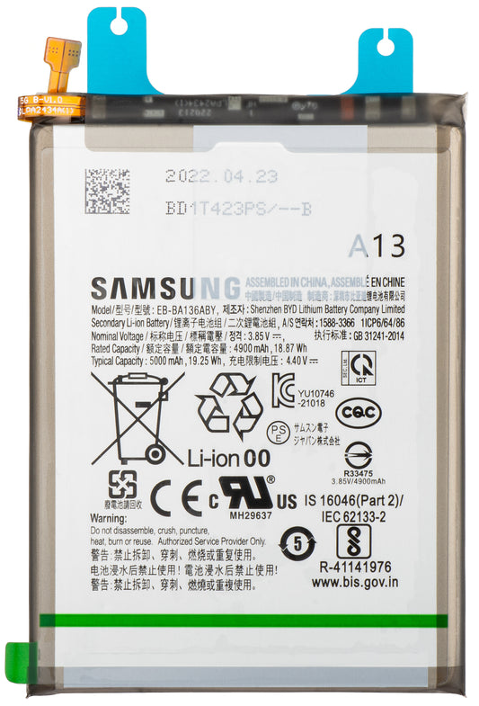 Baterija Samsung Galaxy A13 5G A136, EB-BA136ABY, Service Pack GH82-27431A