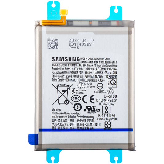 Baterija Samsung Galaxy A22 A225 / A32 A325 / A31 A315, EB-BA315ABY, Servisni paket GH82-25567A