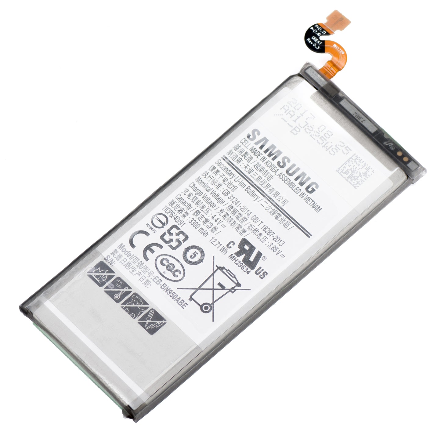 Baterija Samsung Galaxy Note 8 N950, EB-BN950ABE, Swap