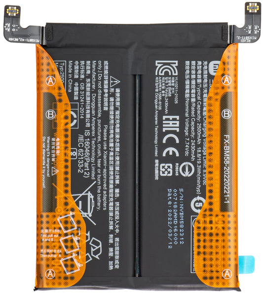 Akumulator Xiaomi 11T Pro, BM58, Service Pack 460200008M1G