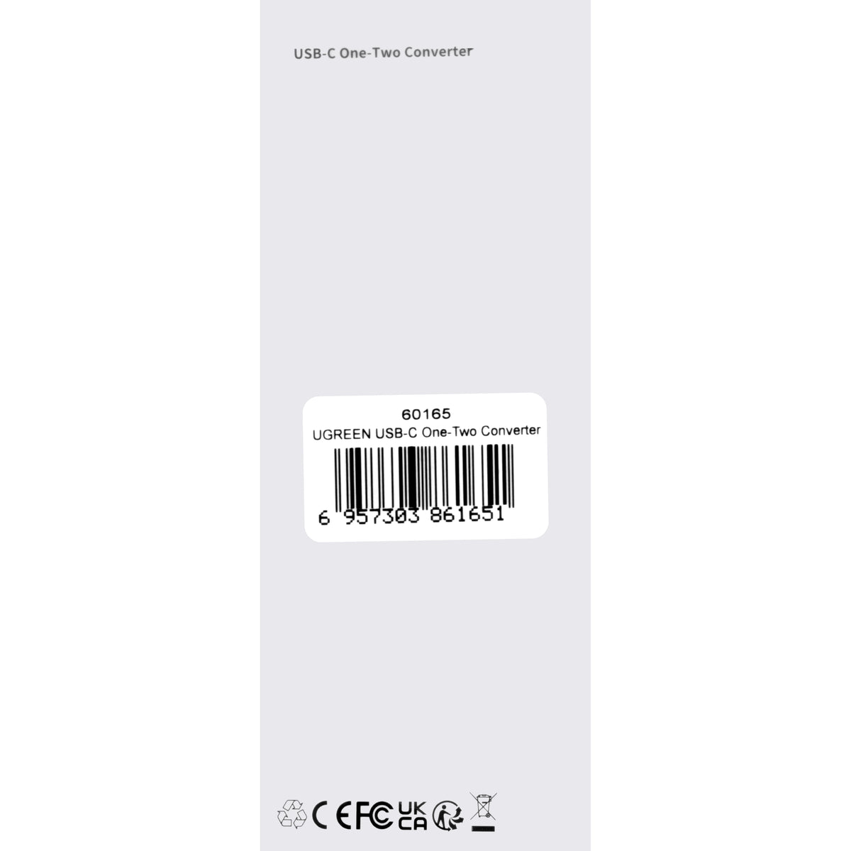 Audio Adapter USB-C - USB-C / USB-C UGREEN CM232, Sivi