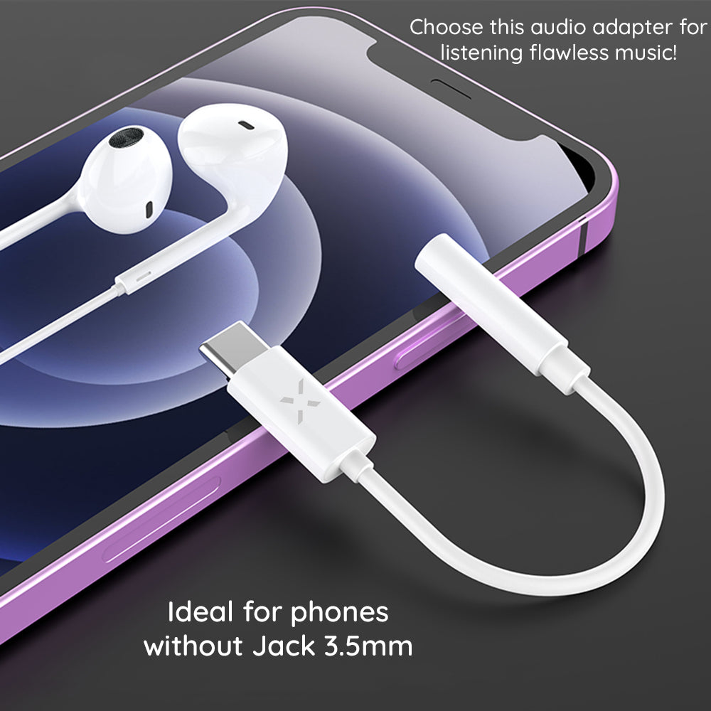 Audio Adapter USB-C - 3.5mm Fixed, Beli