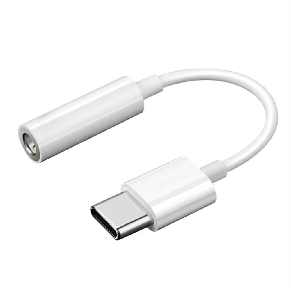 Audio adapter USB-C - 3.5mm Techsuit AC18 MusicBox, Beli, Set 2 komada