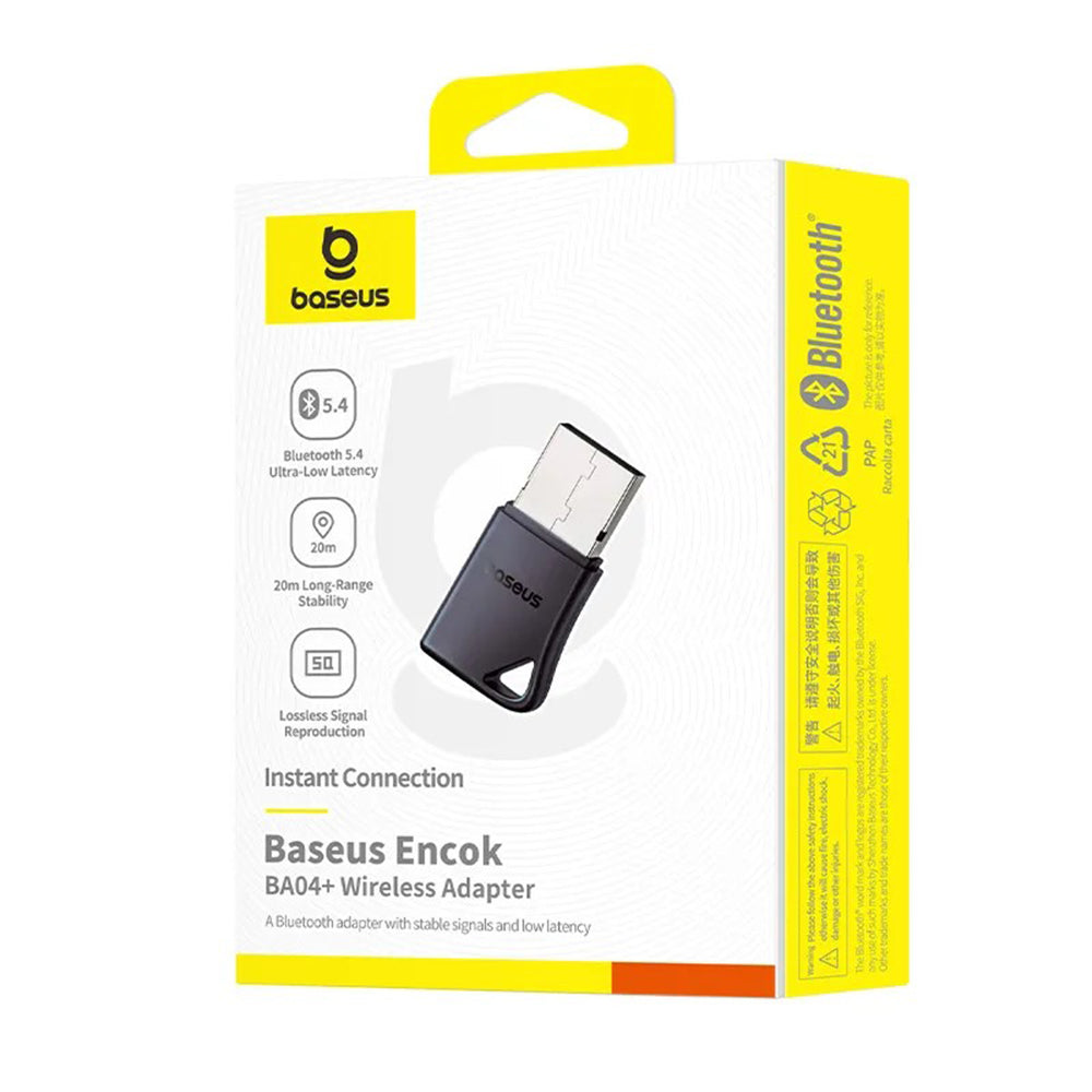 Bluetooth USB adapter Baseus Encok BA04+, Crni A10082600121-00