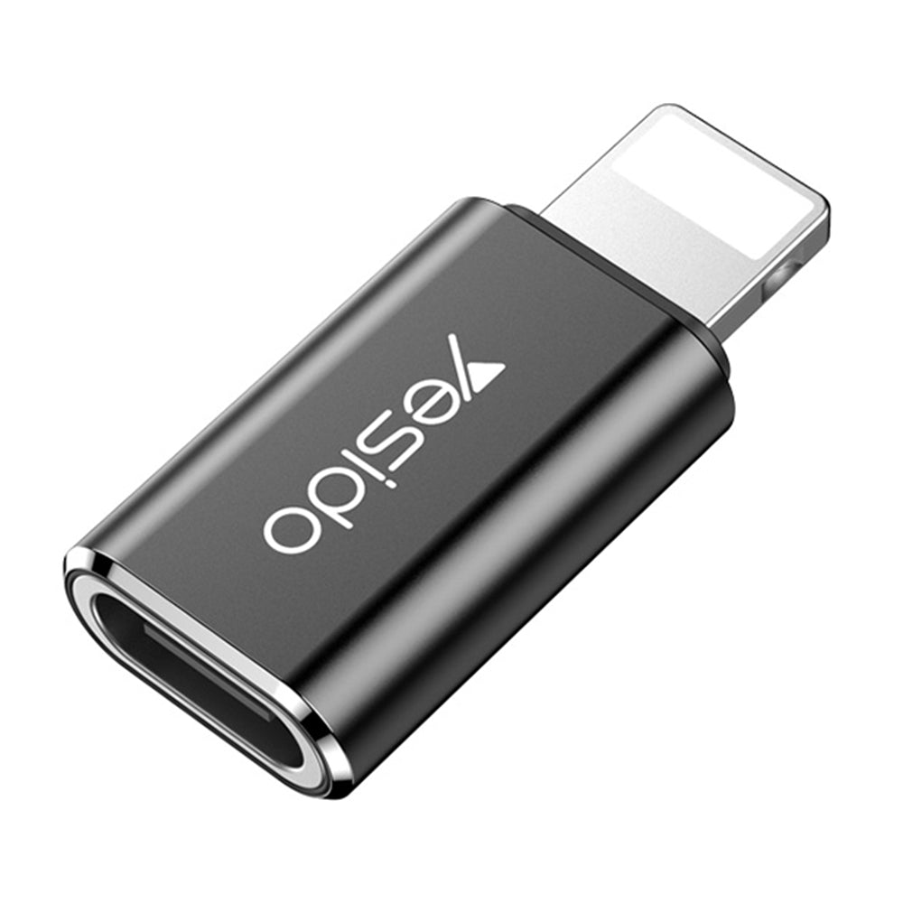 Adaptor Date i Punjenje USB-C - Lightning Yesido GS03, Crni