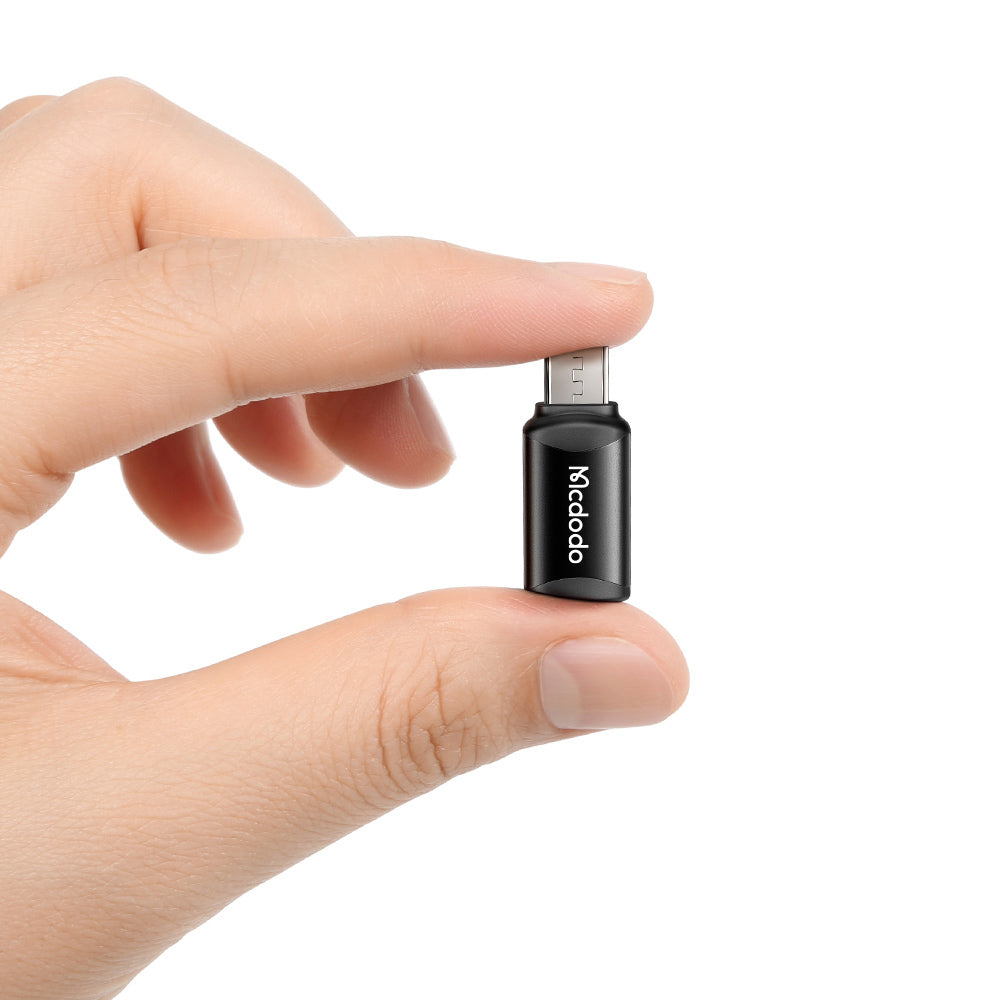 Adapter za podatke i punjenje USB-C - microUSB McDodo OT-7690, Crni