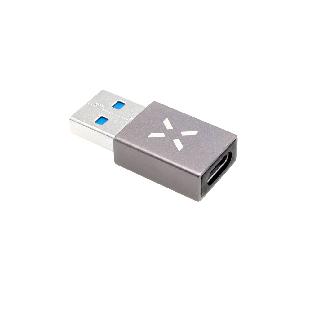Adapter za prenos podataka i punjenje USB-C - USB-A Fixed, Sivi