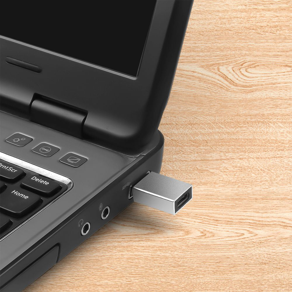 Adapter za prenos podataka i punjenje USB-C - USB-A Fixed, Sivi