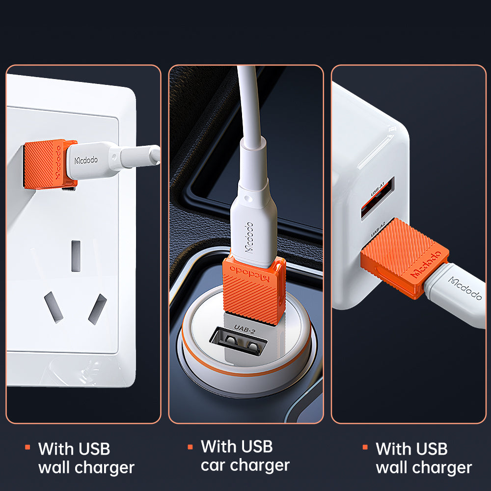 Adapter za podatke i punjenje USB-C - USB-A McDodo OT-6550, Narandžasti