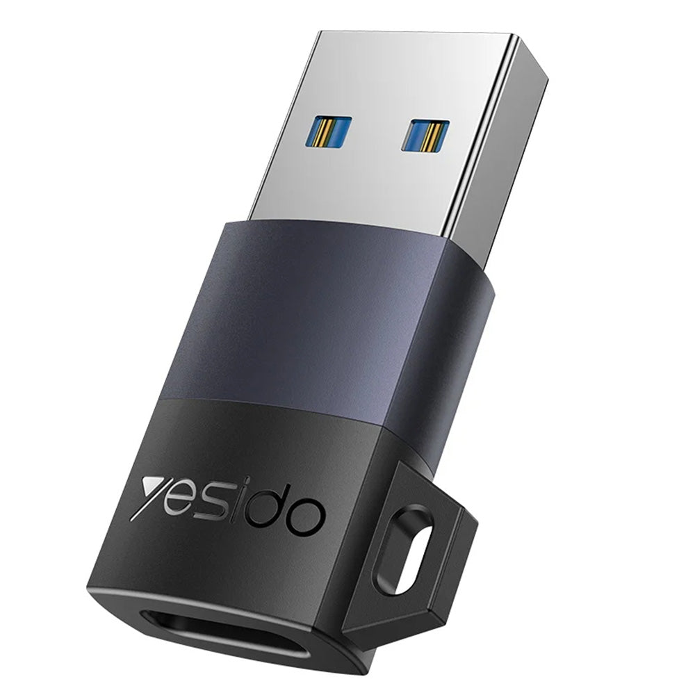 Adapter za podatke i punjenje USB-C - USB-A Yesido GS34, Sivi