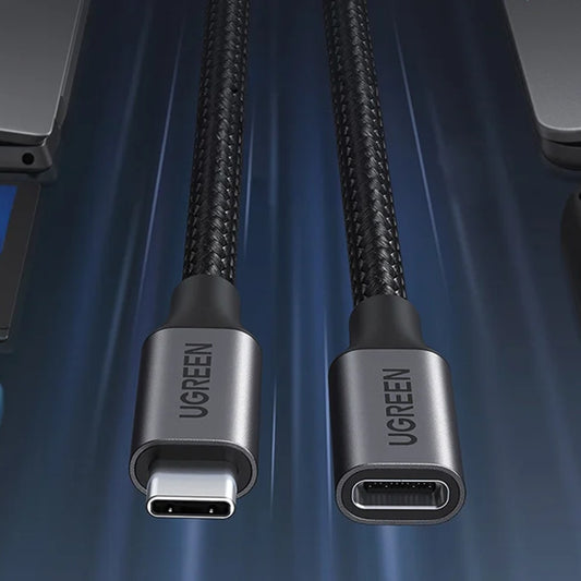 Prelungitor USB-C UGREEN US372 (45191), 1m, Crni