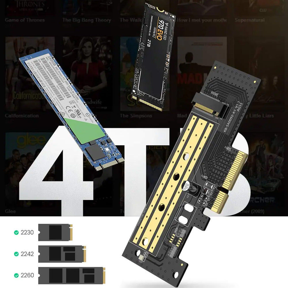 Adapter Interfejs SSD UGREEN CM302 (70503), NVMe M.2 - PCIe 3.0 X4