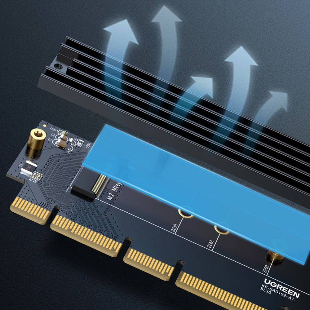 Adapter Interfejs SSD UGREEN CM465 (30715), NVMe M.2 - PCIe 4.0 X4