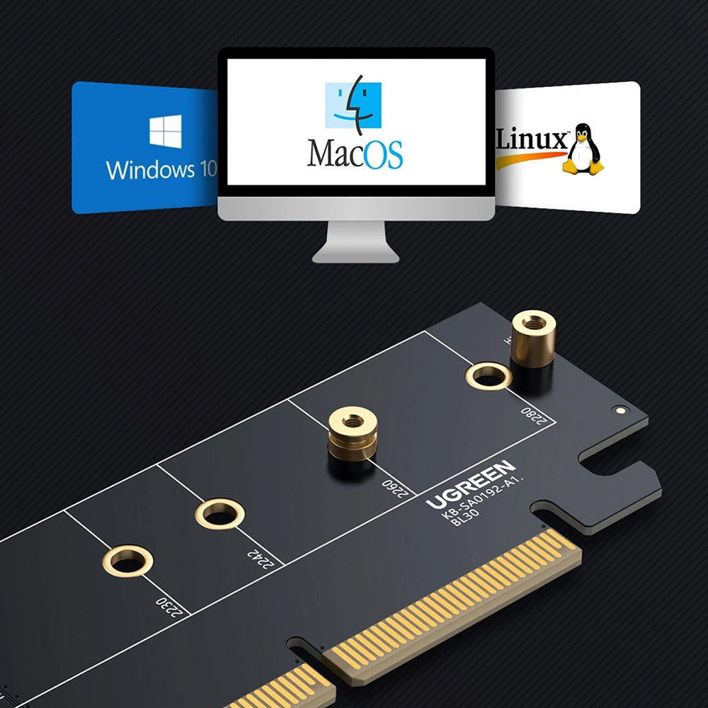 Adapter Interfejs SSD UGREEN CM465 (30715), NVMe M.2 - PCIe 4.0 X4