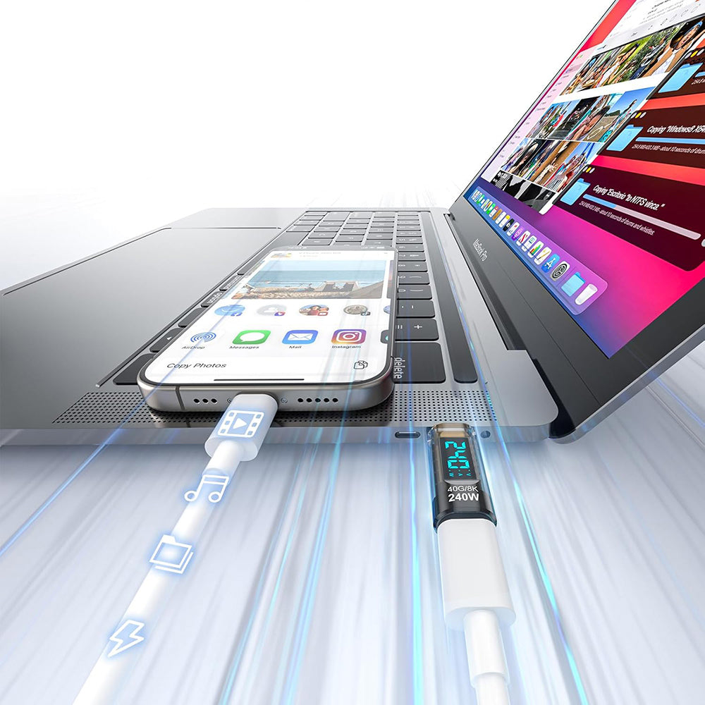 Adaptor Media USB-C Techsuit A23, Sivi