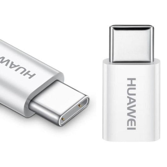 Adapter za prenos podataka i punjenje microUSB - USB-C Huawei AP52, Beli 4071259