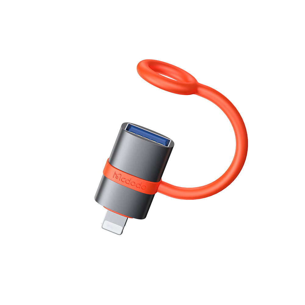 Adaptor OTG Lightning - USB-A McDodo OT-2600, Sivi