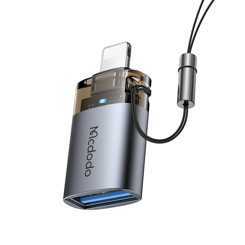 Adaptor OTG Lightning - USB-A McDodo OT-7390, Crni