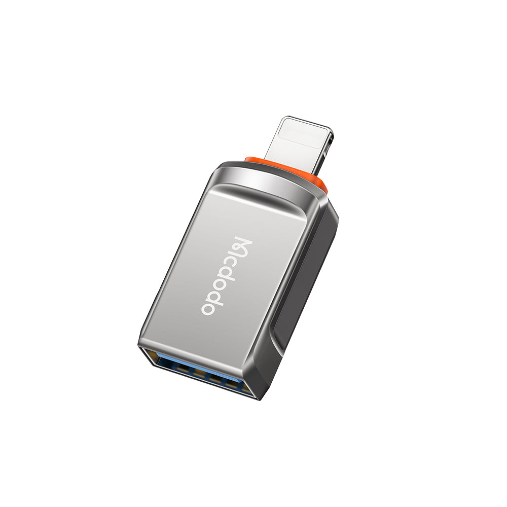 Adaptor OTG Lightning - USB-A McDodo OT-8600, Sivi
