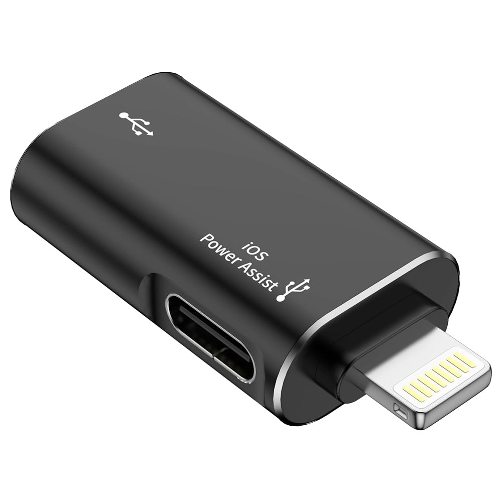 Adaptor OTG Lightning - USB-A Techsuit A18 AluVoltX, Crni