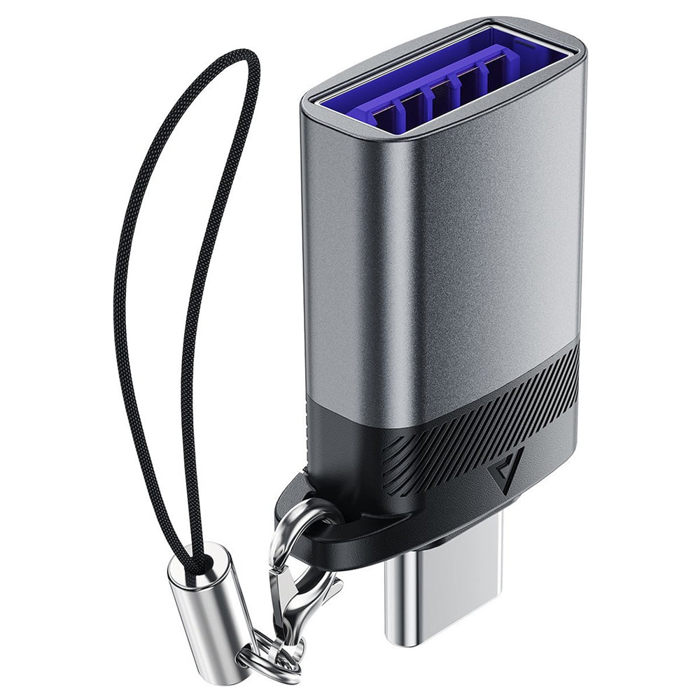 Adaptor OTG USB-C - USB-A Acefast J7, Sivi
