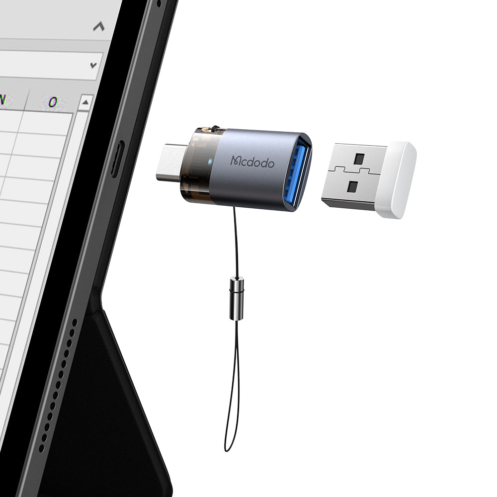 Adaptor OTG USB-C - USB-A McDodo OT-7400, Crni
