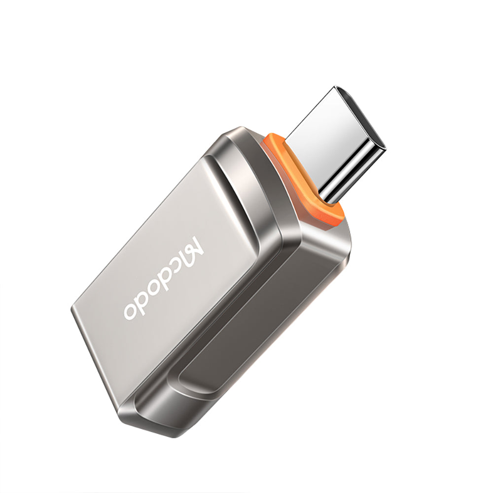 Adaptor OTG USB-C - USB-A McDodo OT-8730, Sivi