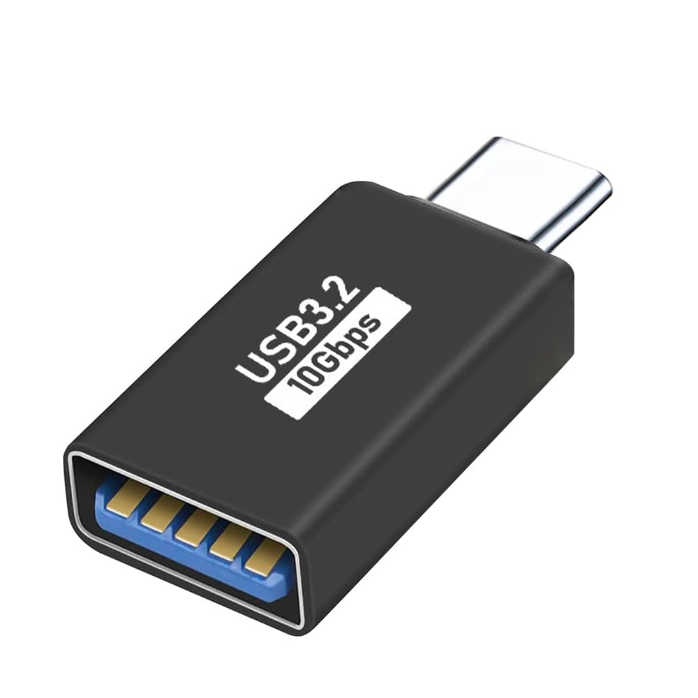 Adaptor OTG USB-C - USB-A Techsuit A14 AluCoreX, Crni