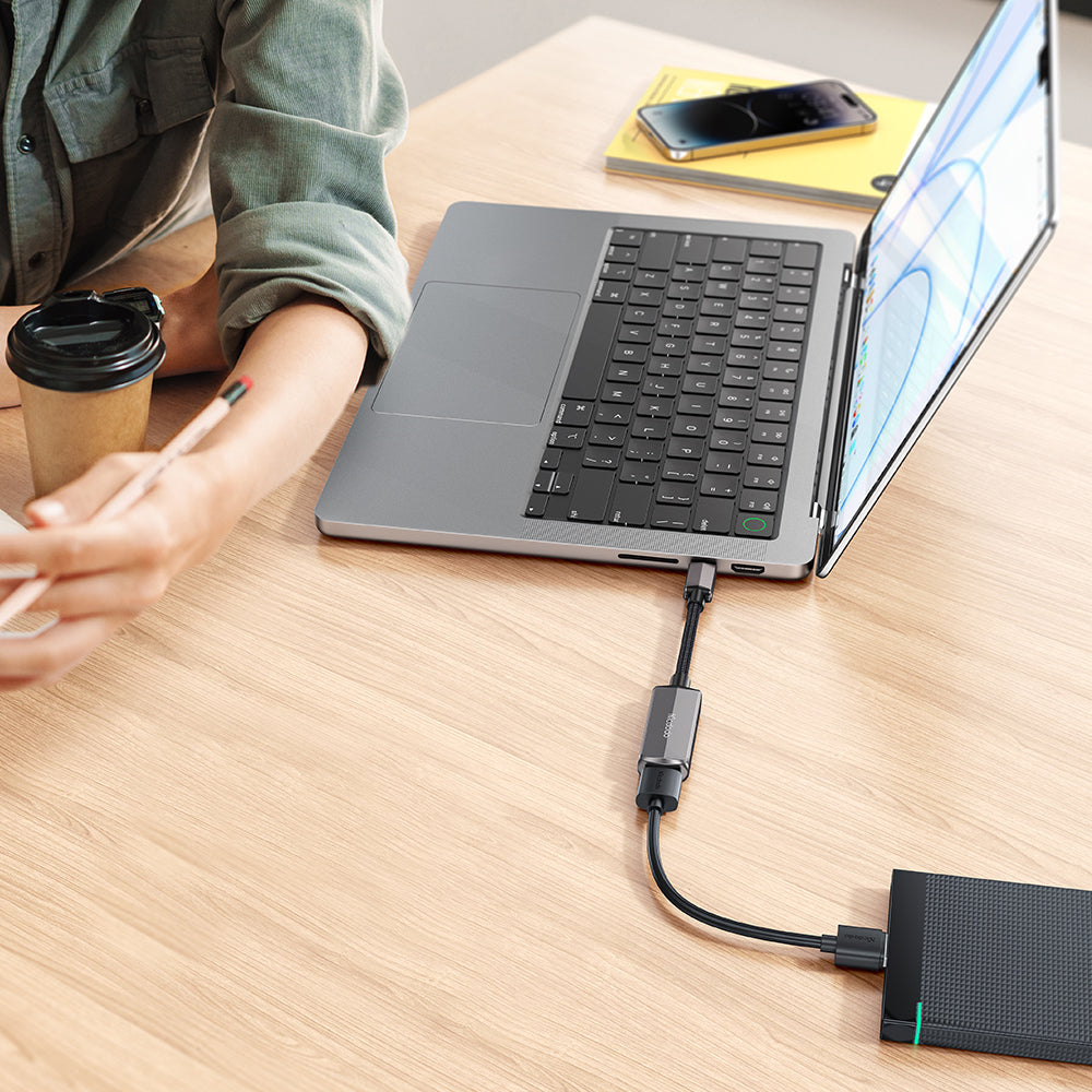 Adaptor OTG USB-C - USB-A / USB-C McDodo CA-2830, Sivi