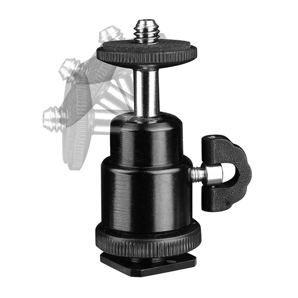 Adapter Cold Shoe - 1/4inch Techsuit BH-2, Crna