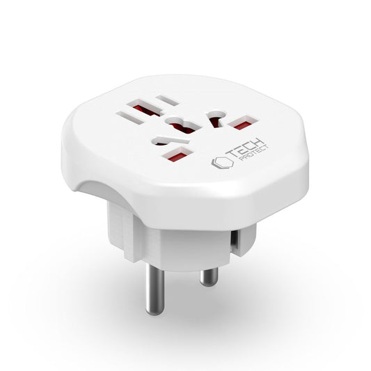 Adapter Mreže Tech-Protect US / UK / AU / FI / CN - Evropa, Beli