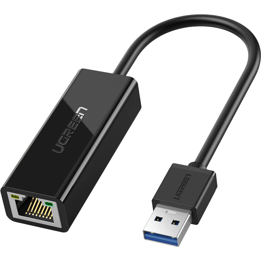 Mrežna kartica UGREEN CR111, RJ45, USB 3.0, Crna