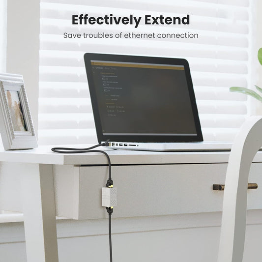 Adapter Mreže UGREEN NW114, RJ45 - RJ45, Beli