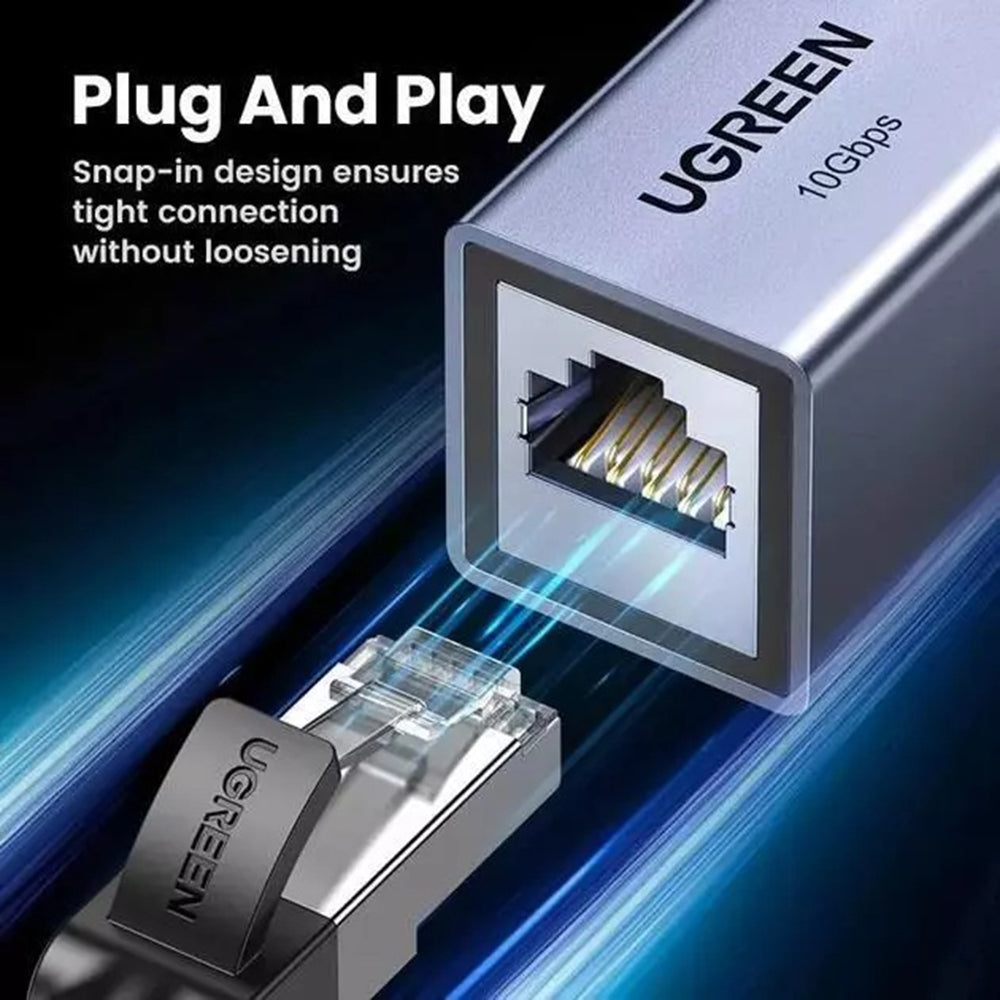Adapter Mreže UGREEN NW261, RJ45 - RJ45, Crni