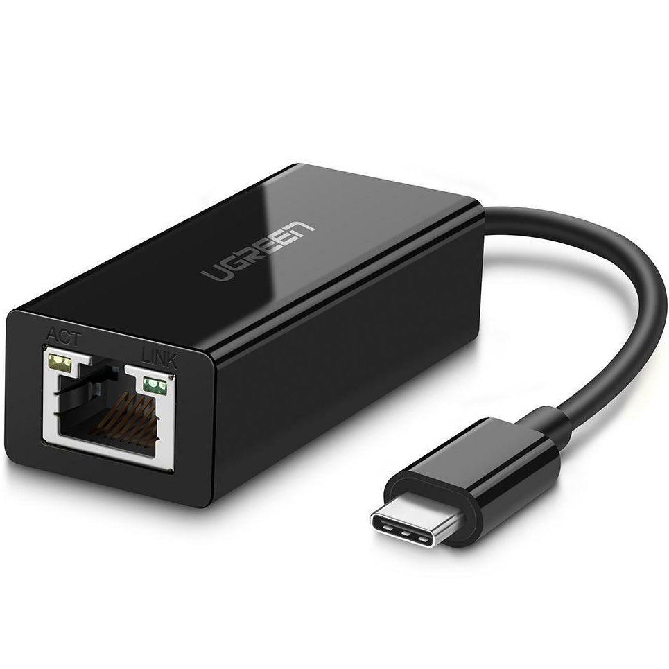 Mrežna ploča UGREEN US236, RJ45, USB-C, Crna