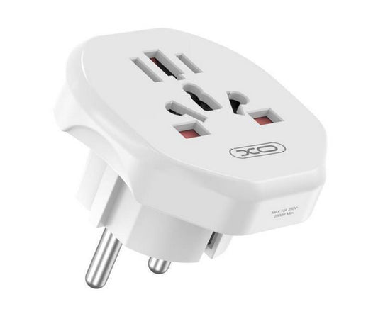 Adapter za mrežu XO Design WL23 US / UK / AU / FI / CN - Evropa, Beli