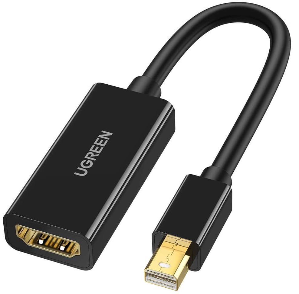 Video Adapter UGREEN MD112, MiniDisplayPort - HDMI, 4K, Crna