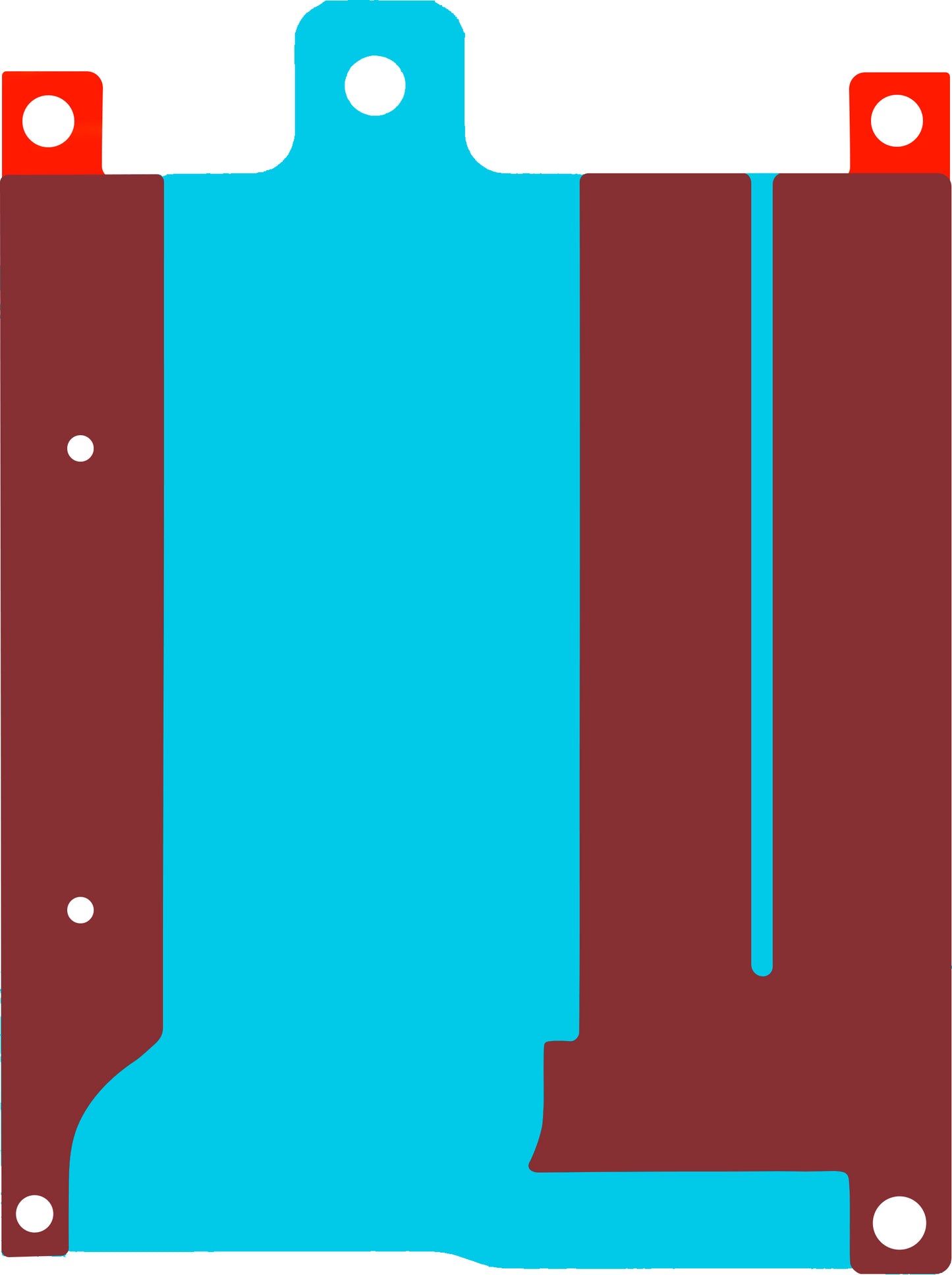 Lepak za bateriju Honor Magic V5, Service Pack 5163AFPM