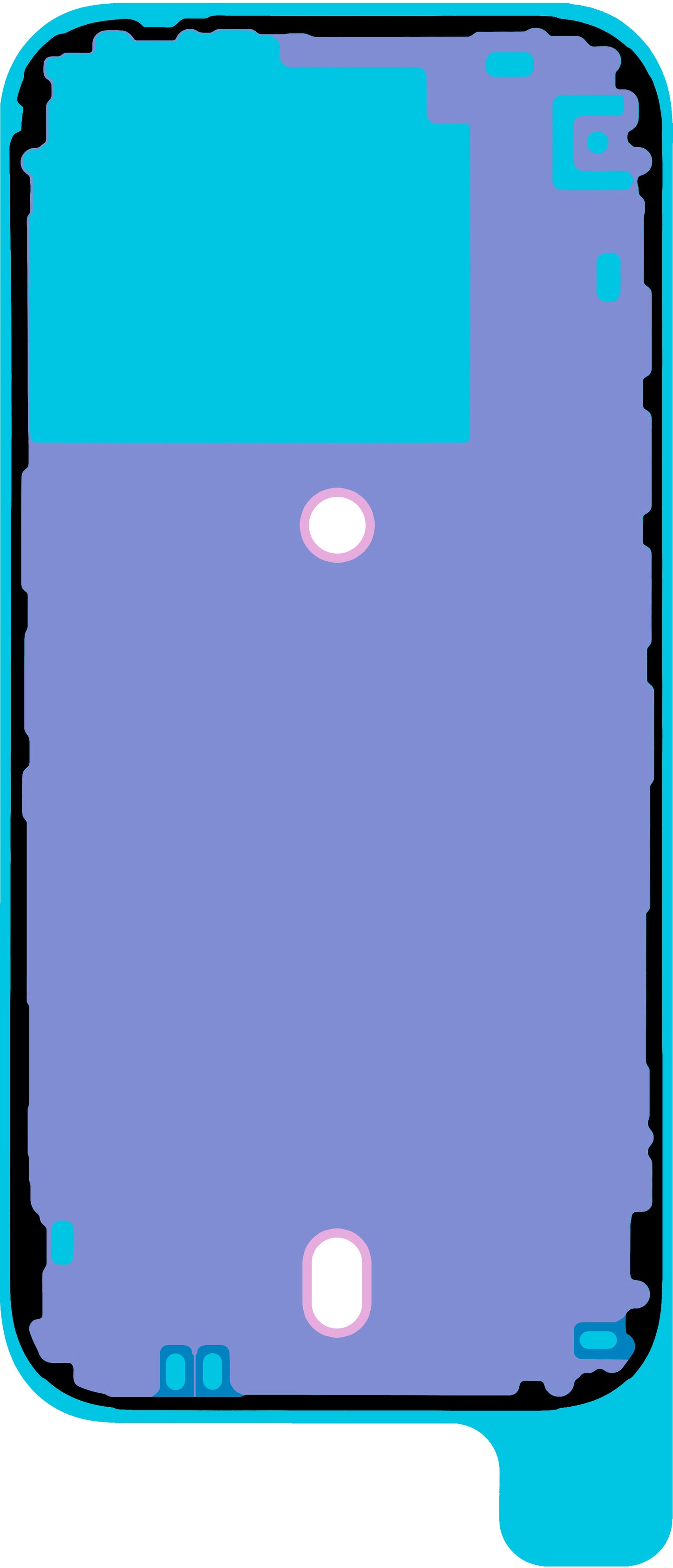 Lepak za poklopac baterije Apple iPhone 16 Pro, Service Pack 923-11071