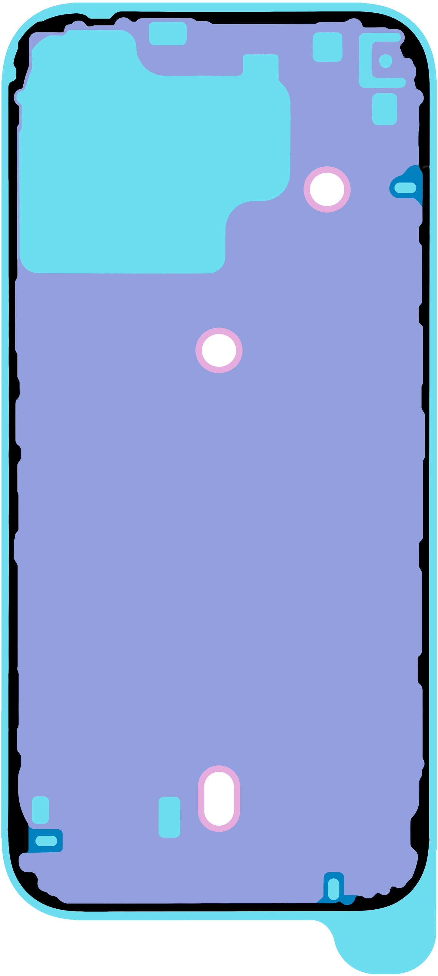 Lepak za poklopac baterije Apple iPhone 16 Pro Max, Service Pack 923-11072