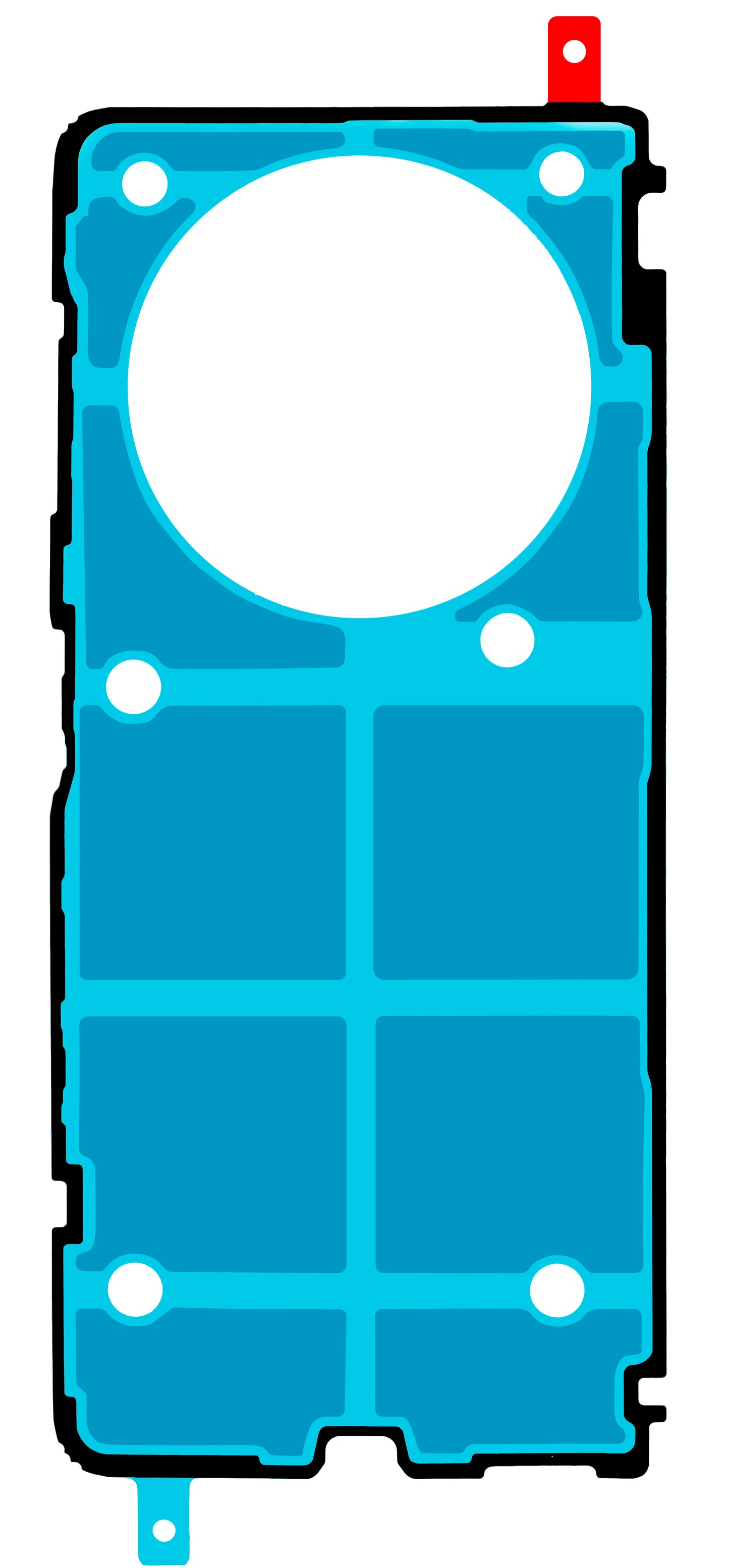 Lepak za poklopac baterije Honor Magic V5, Service Pack 5163AFQH