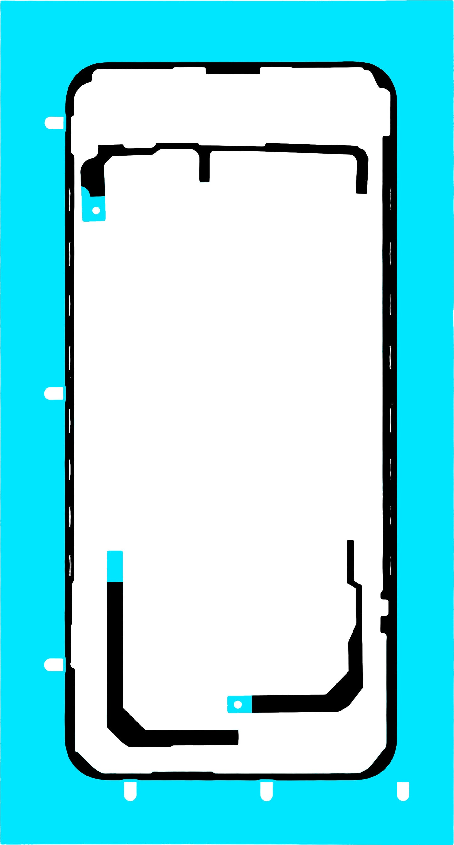 Lepak za poklopac baterije Honor Magic8 Lite, Service Pack 5163AFUG