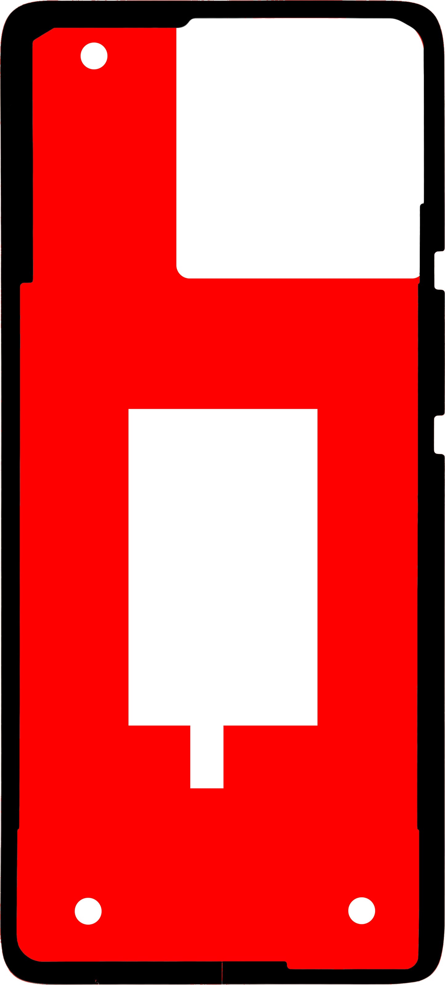 Lepak za poklopac baterije Motorola Edge 40, Materijal PMMA, Service Pack 5D78C22707