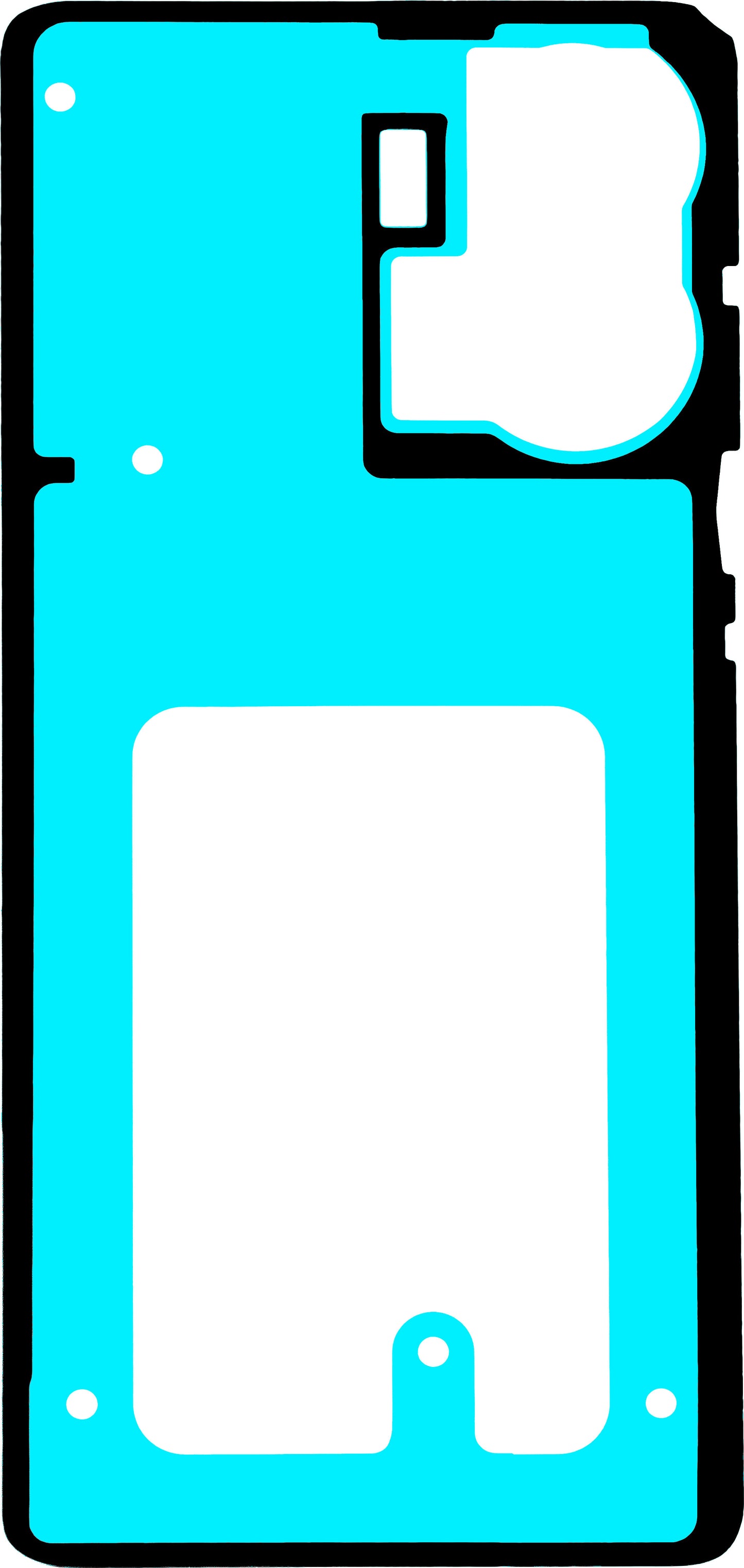 Lepak za poklopac baterije Motorola Edge 50 Fusion, Service Pack 5948C24385