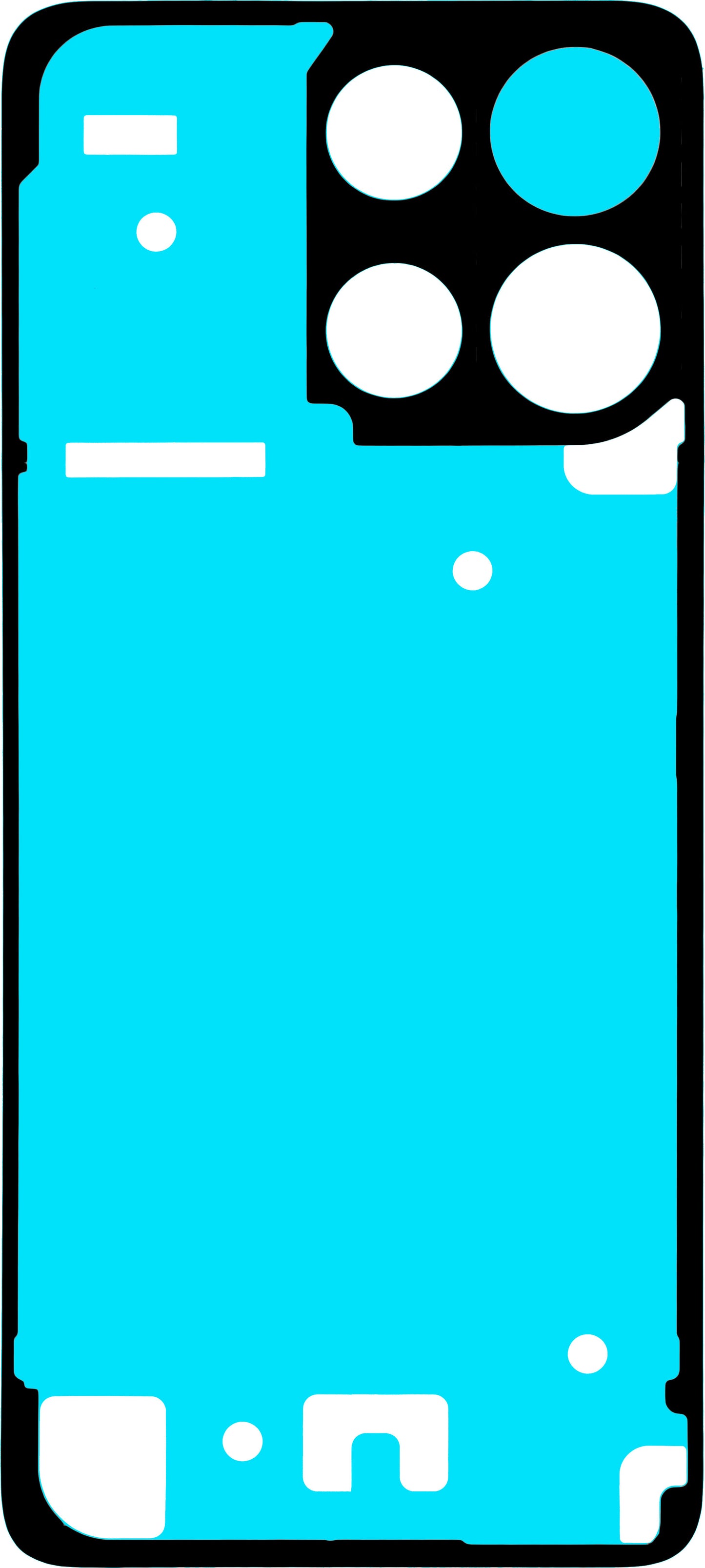 Lepak za poklopac baterije Motorola Moto G15 / G15 Power, Service Pack 5948C29252