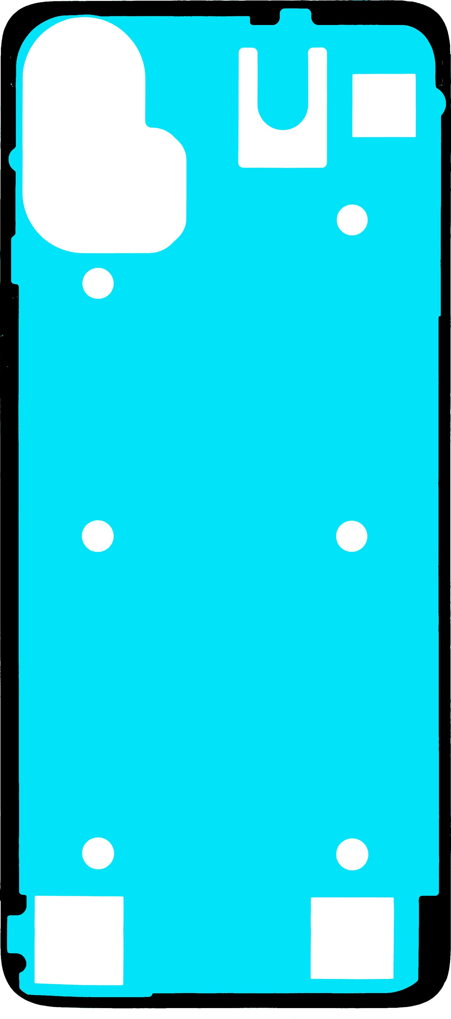 Lepak za poklopac baterije Motorola Moto G34, Service Pack 5D78C23682