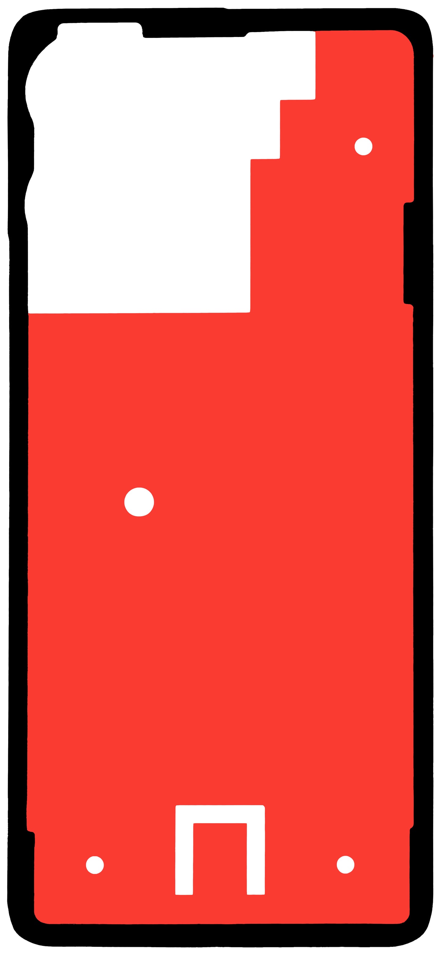 Lepak za poklopac baterije Motorola Moto G86 Power, Service Pack 5948C30670