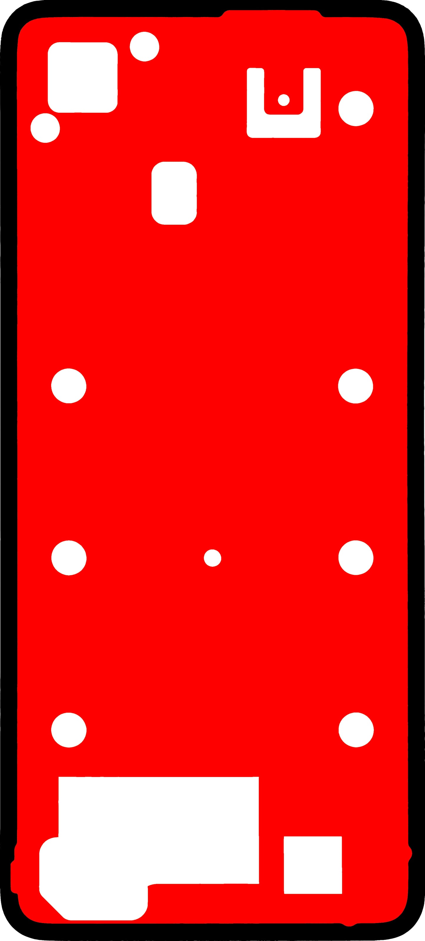 Lepak za poklopac baterije Realme C75 4G, Service Pack 612717000532